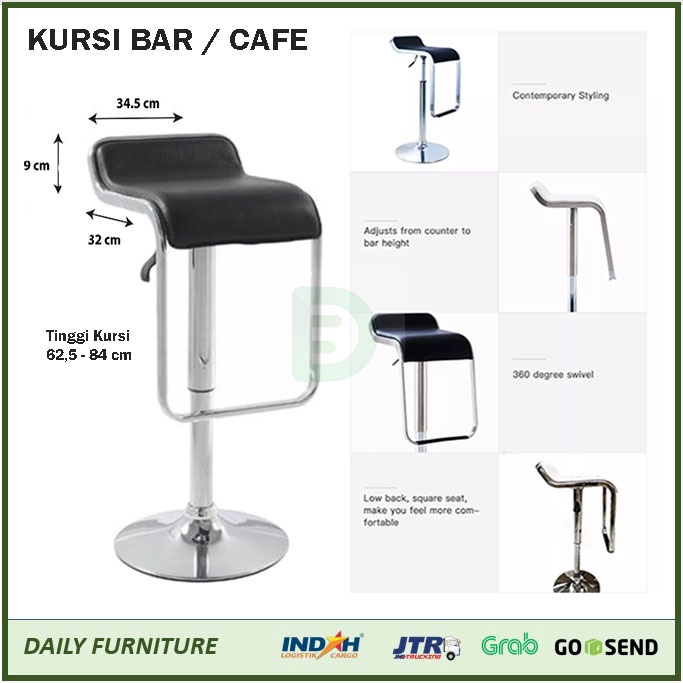 Jual Kursi Bar Hidrolik Kursi Cafe Stool Barstool Hidrolik Putar Kursi