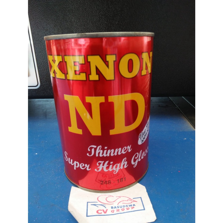 Jual Xenon Nd Thinner Super High Gloss Kemasan Kaleng Liter