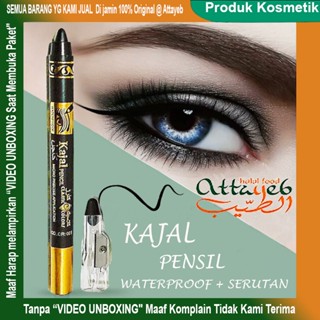 Jual Celak Kajal Pensil Waterproof Warna Hitam Celak Pinsil Mata Arab