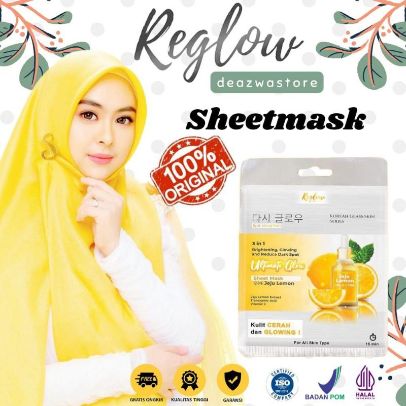 Jual Sheet Mask Reglow By Dr Shindy Putri Shopee Indonesia