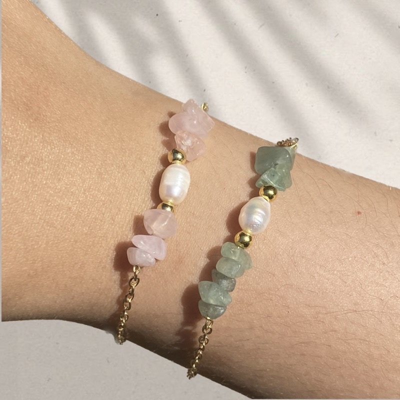 Jual Gelang Batu Alam Gelang Aesthetic Gemstone Bracelet Shopee