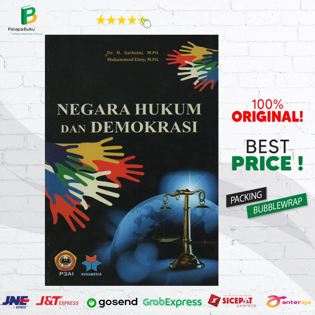 Jual Buku Negara Hukum Dan Demokrasi Sarbaini Shopee Indonesia