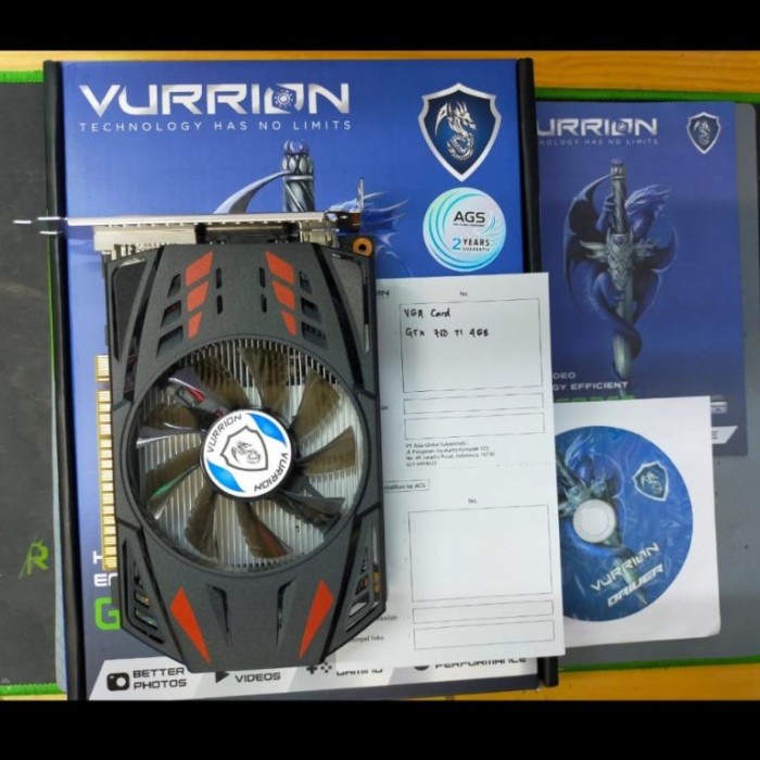 Jual Vga Graphic Card Vurrion Gtx Ti Gb Gddr Bit Original