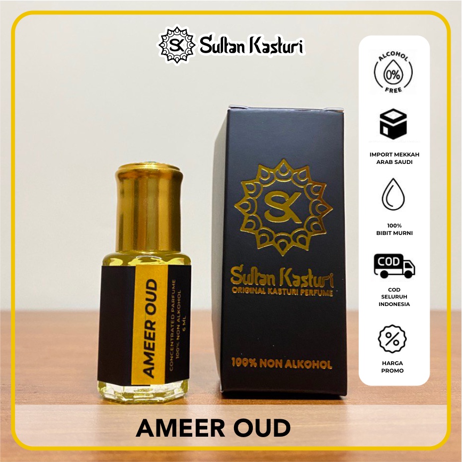 Jual Ameer Oud Parfum Sholat Minyak Wangi Ameer Oud Original Sultan