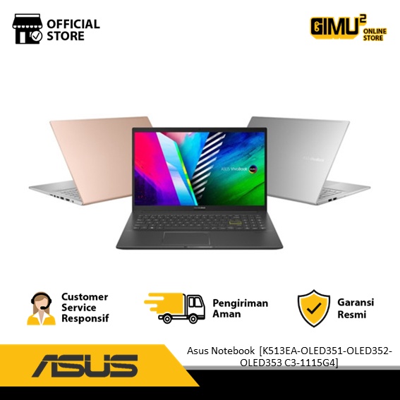 Jual ASUS VivoBook Ultra 15 K513EA OLED351 OLED352 OLED353 Core I3