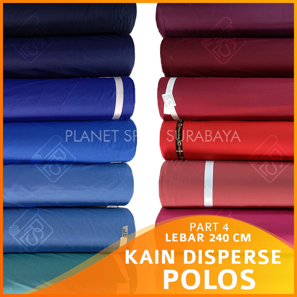 Jual Kain Polos Disperse Mikrotex Combed Sprei Backdrop Background