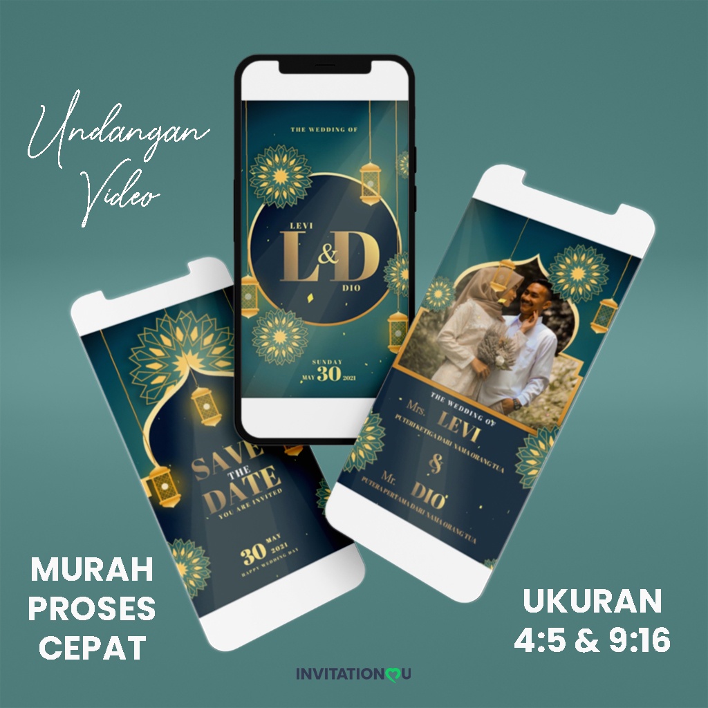 Jual Undangan Pernikahan Digital Undangan Pernikahan Online Video