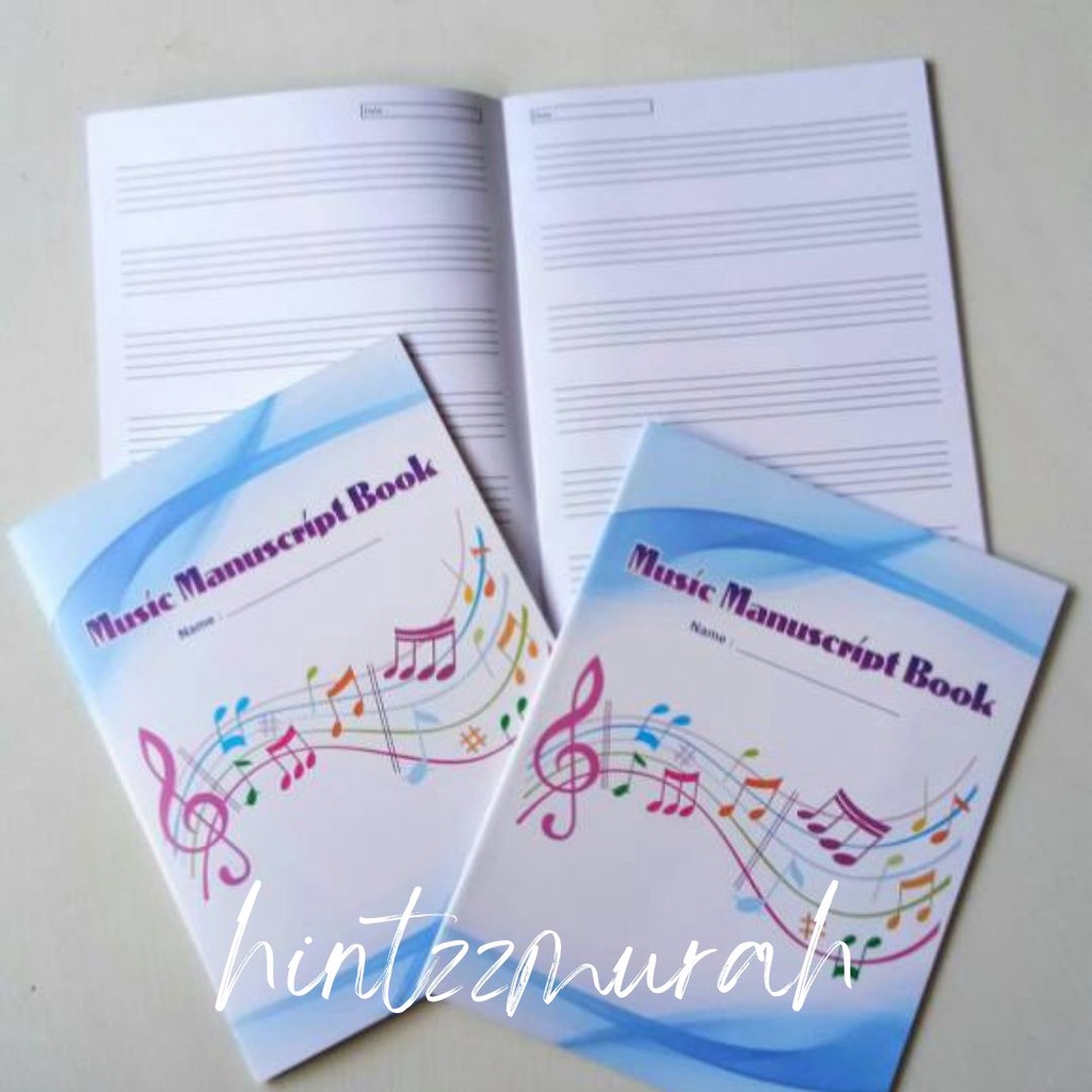 Jual Buku Tulis Musik Garis Lima Buku Garis Paranada Manuscript