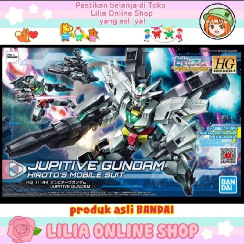 Jual HG HGBD 1 144 JUPITIVE GUNDAM Asli BANDAI Gundam Jupitive Model