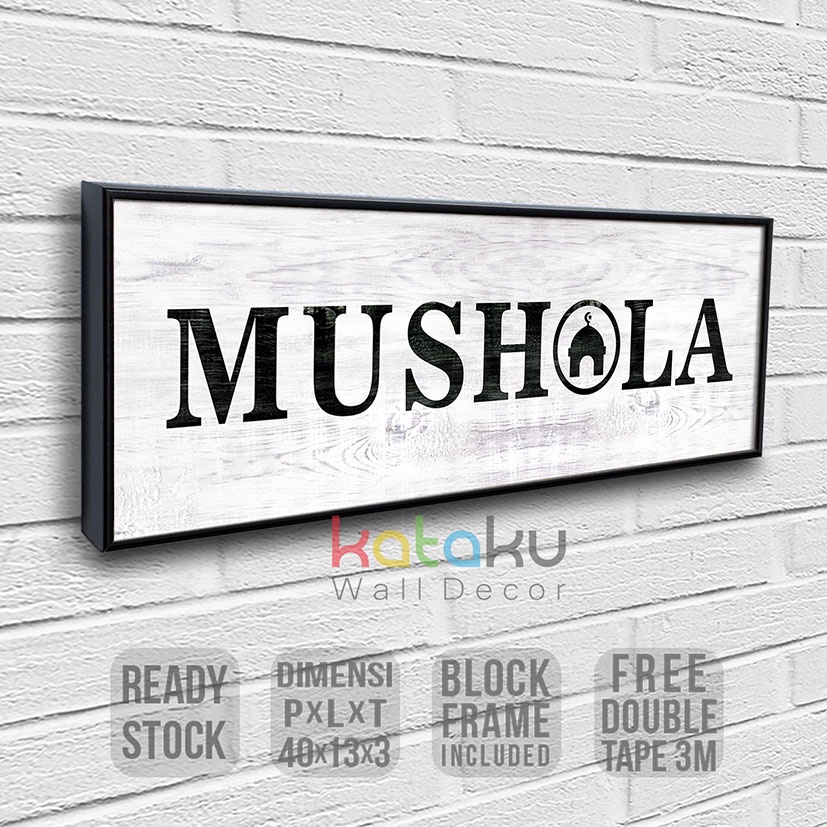 Jual Papan Tanda Sign Tulisan Mushola Prayer Room Sign Shopee Indonesia