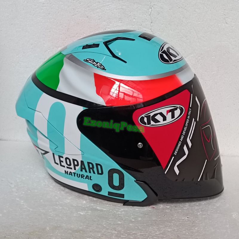 Jual Helm KYT NFJ Alex Espargaro Dennis Foggia Leopard Shopee Indonesia