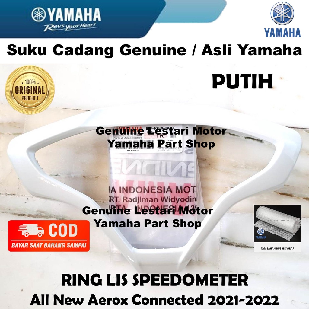 Jual Ring Lis Spido Speedometer Putih All New Aerox Connected 2021 Asli