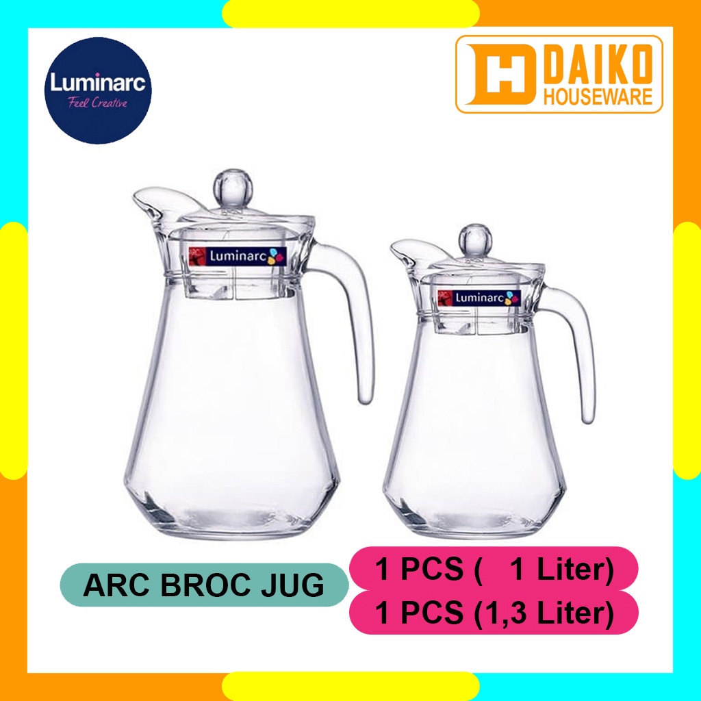 Jual Teko Luminarc Arc Jug L L Pitcher Minuman Kaca Original