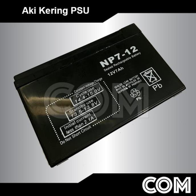 Jual Aki Kering Baterai Kering Power Supply Aki UPS Access Door 12V 7