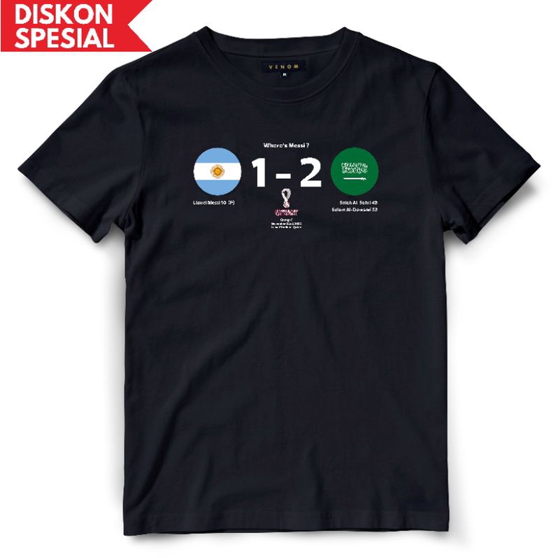 Jual Kaos Argentina Vs Arab Saudi Piala Dunia World Cup Qatar