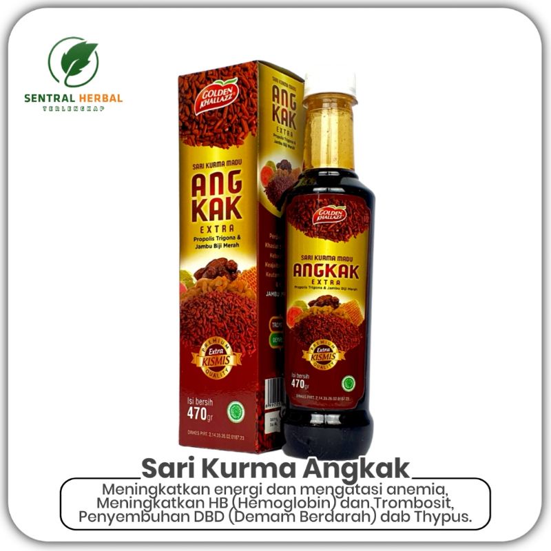 Jual Golden Khallazz Sari Kurma Madu Angkak Extra Propolis Trigona