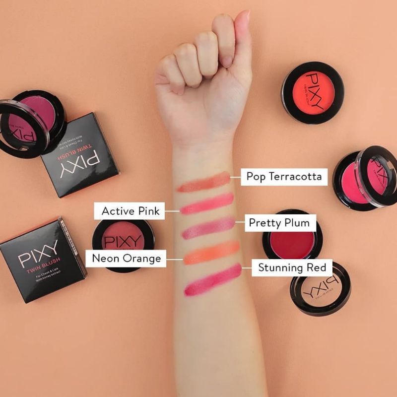 Jual Pixy Twin Blush Cheek Lip Shopee Indonesia