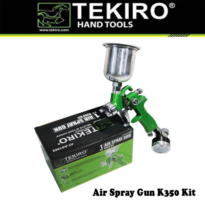 Jual Spray Tekiro Air Spray Gun K350 Kit Hvlp Nozzle 0 8Mm Spet Alat