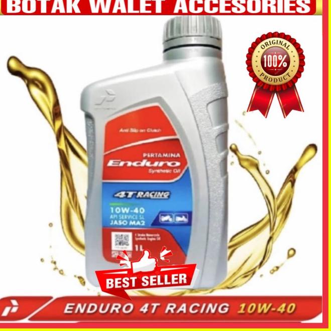 Jual OLI MESIN ENDURO MOTOR RACING 4T PELUMAS PERTAMINA SAE 10W 40 SL