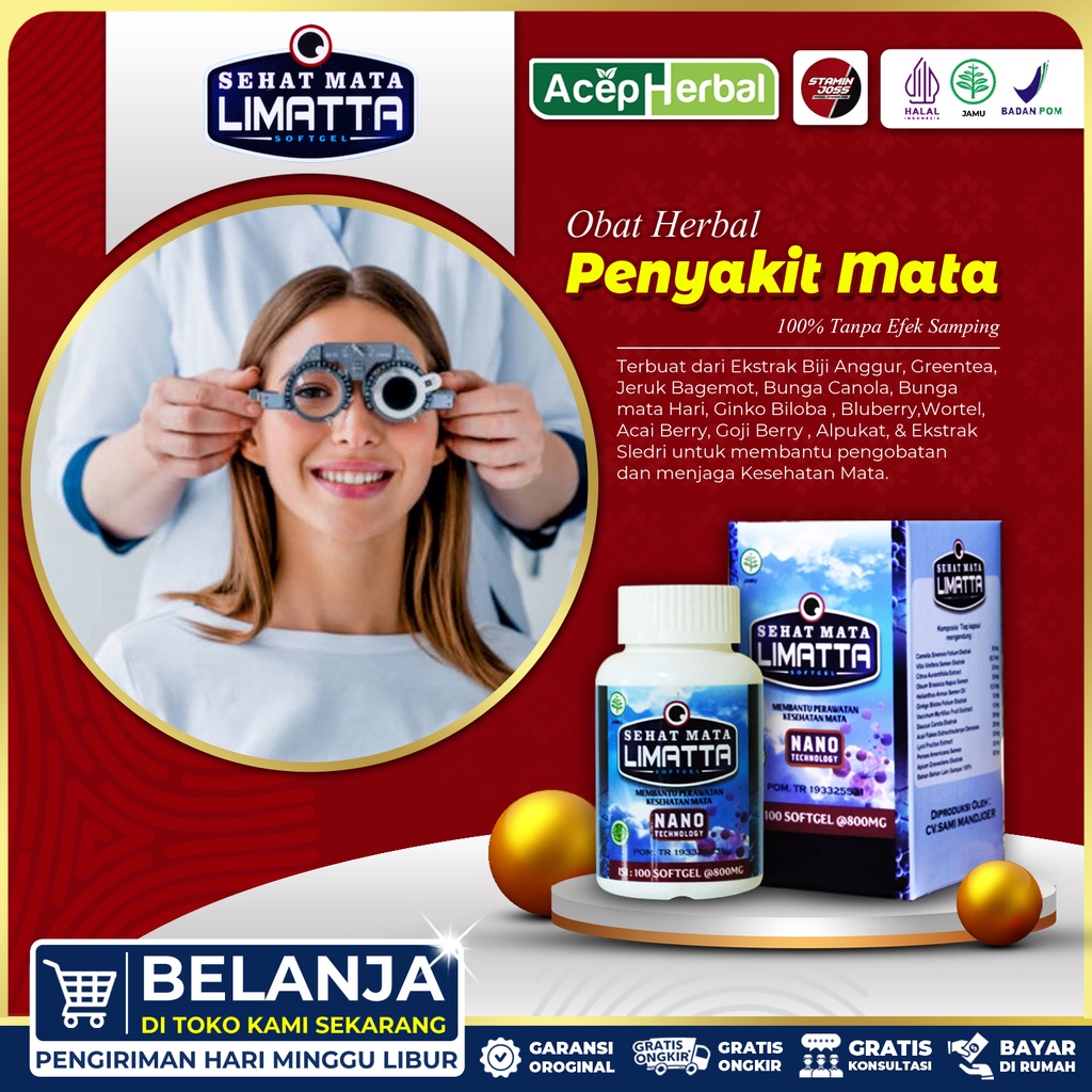 Jual Limatta Sehat Mata Original Asli Obat Mata Katarak Mata