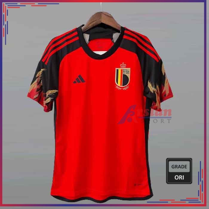 Jual JERSEY BAJU BOLA PRIA BELGIA HOME 2022 23 GRADE ORI GO WORLD CUP