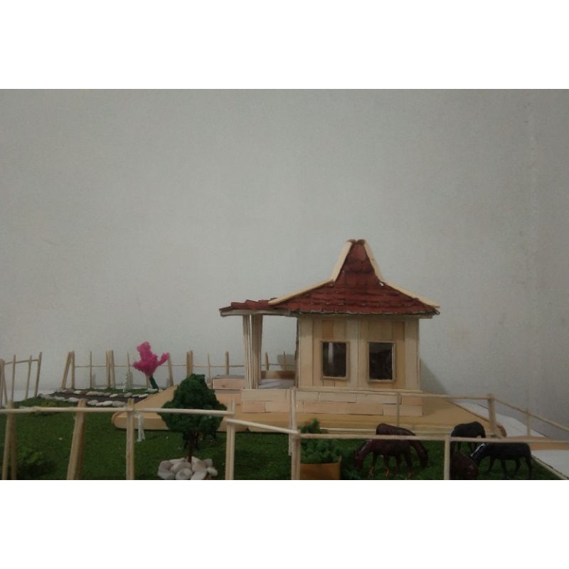 Jual Diorama Rumah Joglo Shopee Indonesia