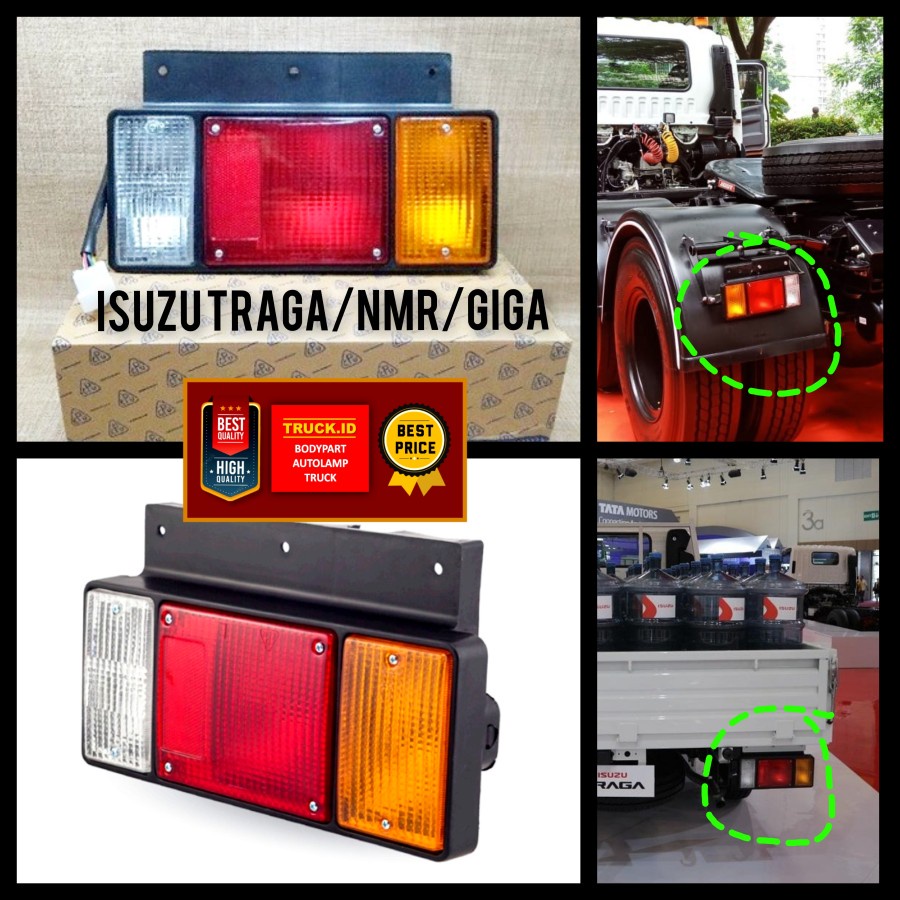 Jual LAMPU BELAKANG STOP LAMP ISUZU GIGA NMR TRAGA RH Atau LH Merek