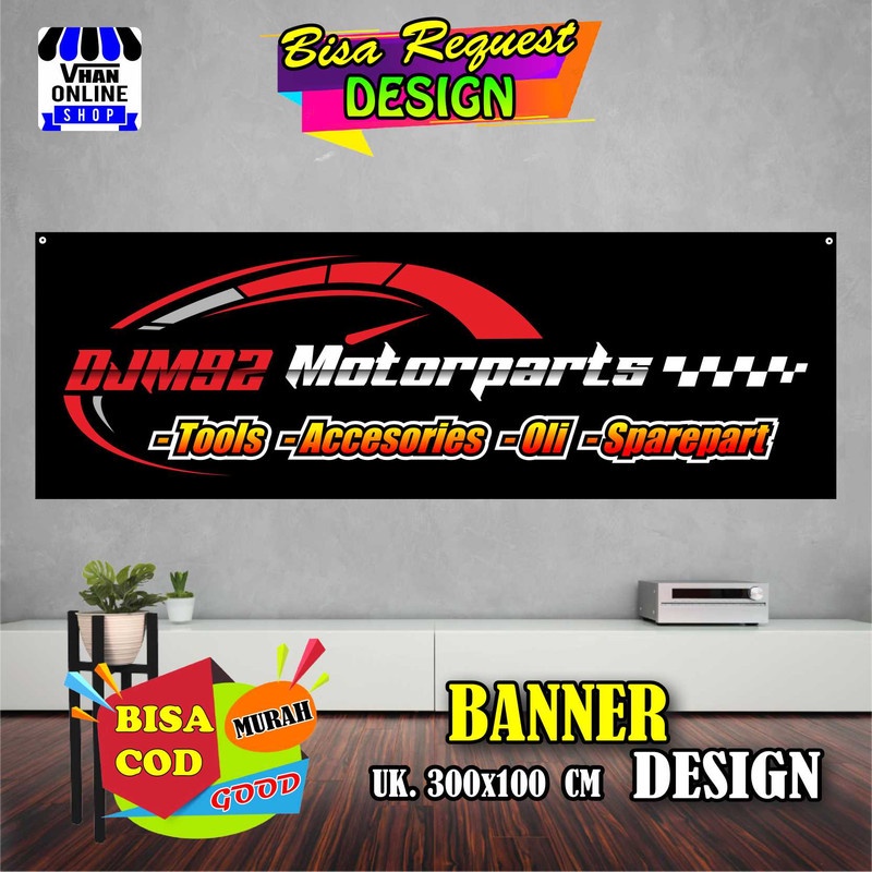 Jual Spanduk Banner Bengkel Motor Model Terbaru D Jualan Sparepart