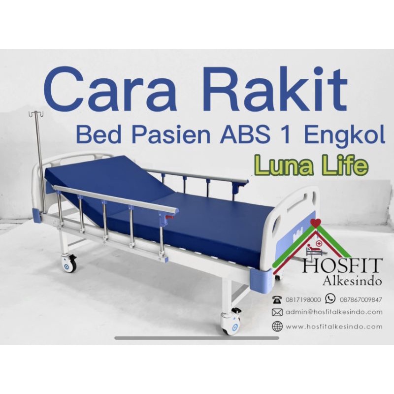 Jual Luna Life Bed Pasien ABS 1 Crank Luna Life Bed Pasien ABS 1