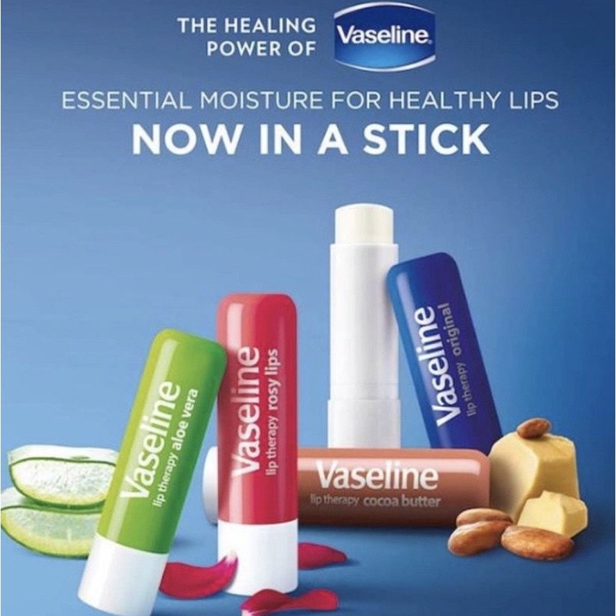 Jual Lip Balm Vaseline Lip Therapy Lipblam Vaselin Lip Terapy Lipbalm