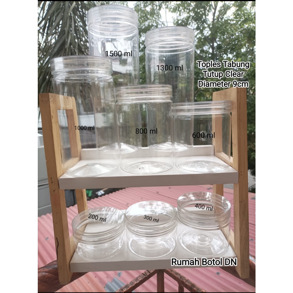 Jual TOPLES TABUNG PREMIUM TUTUP TRANSPARAN CLEAR TOPLES TABUNG