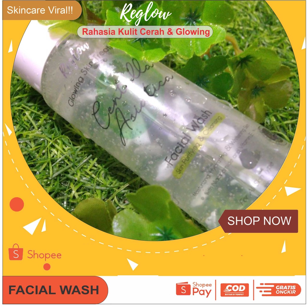 Jual Bisa COD REGLOW Glow Skin Treatment Skincare Facial Wash