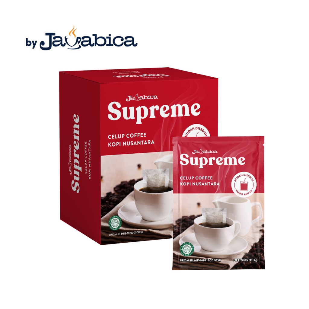 Jual Kopi Instan Javabica Supreme Celup Nusantara Gr X Sachet