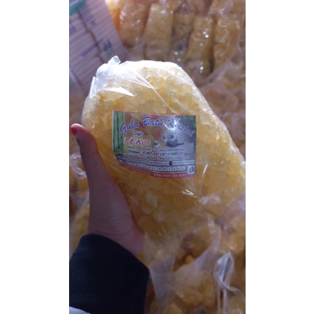 Jual GULA BATU KRISTAL KUNING ORGANIK 1 KG ISI KECIL Shopee Indonesia