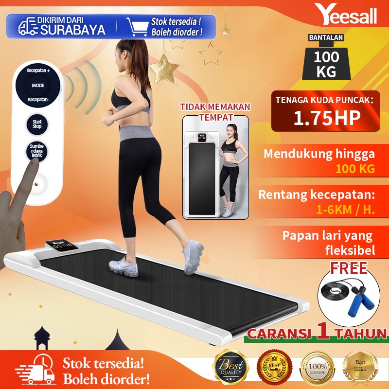 Jual Treadmill Elektrik Listrik Walking Pad Running Pad Treadmill Gym