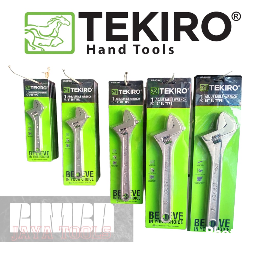 Jual Tekiro Kunci Inggris Adjustable Wrench Inch Promo Murah