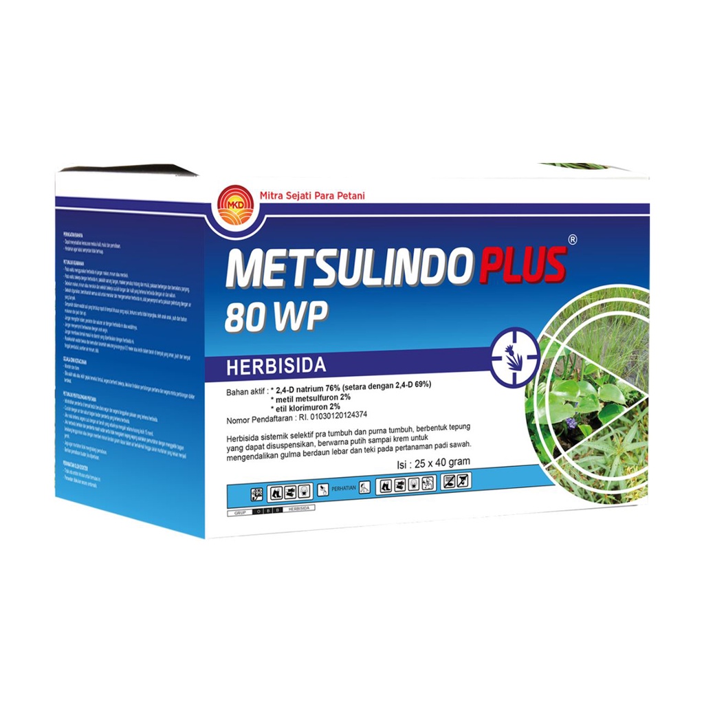 Jual Metsulindo Plus Wp Pengendali Gulma Berdaun Lebar Untuk Padi