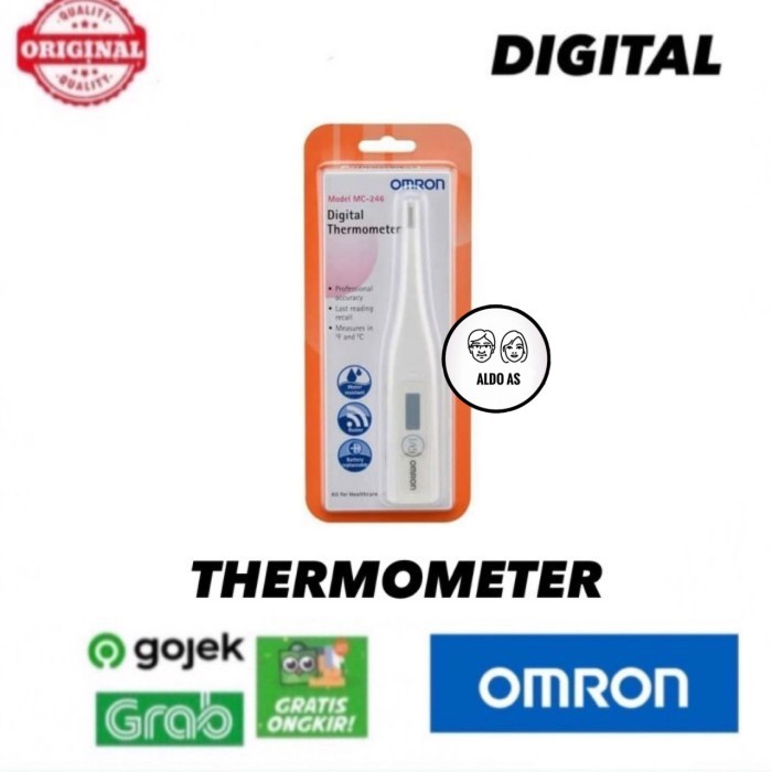 Jual Term Omron Thermometer Digital Mc 245 Original Shopee Indonesia