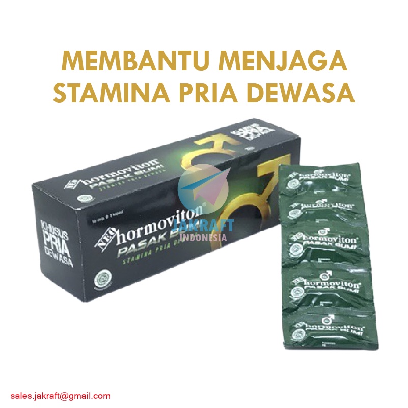 Jual 1 Strip NEO Hormoviton Pasak Bumi Isi 5 Kapsul Multivitamin