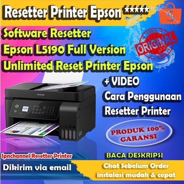 Jual Resetter Epson L Full Version Unlimited Reset Printer Epson