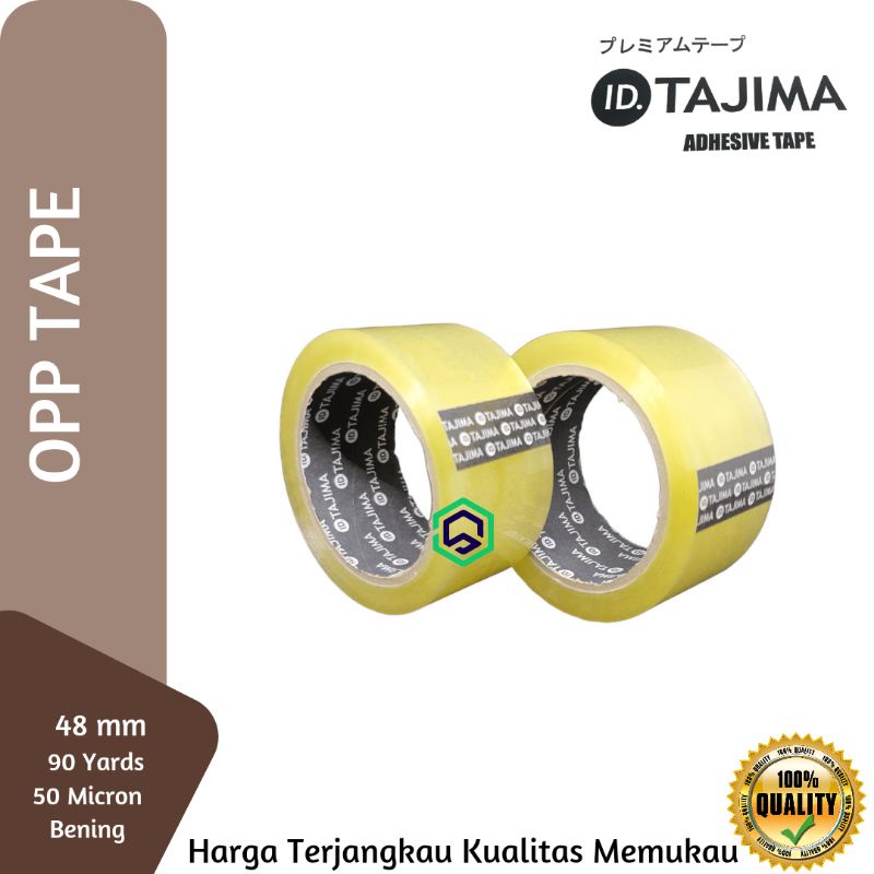 Jual Lakban Opp Tape Tajima Bening Mm X Yards Lengket Murah