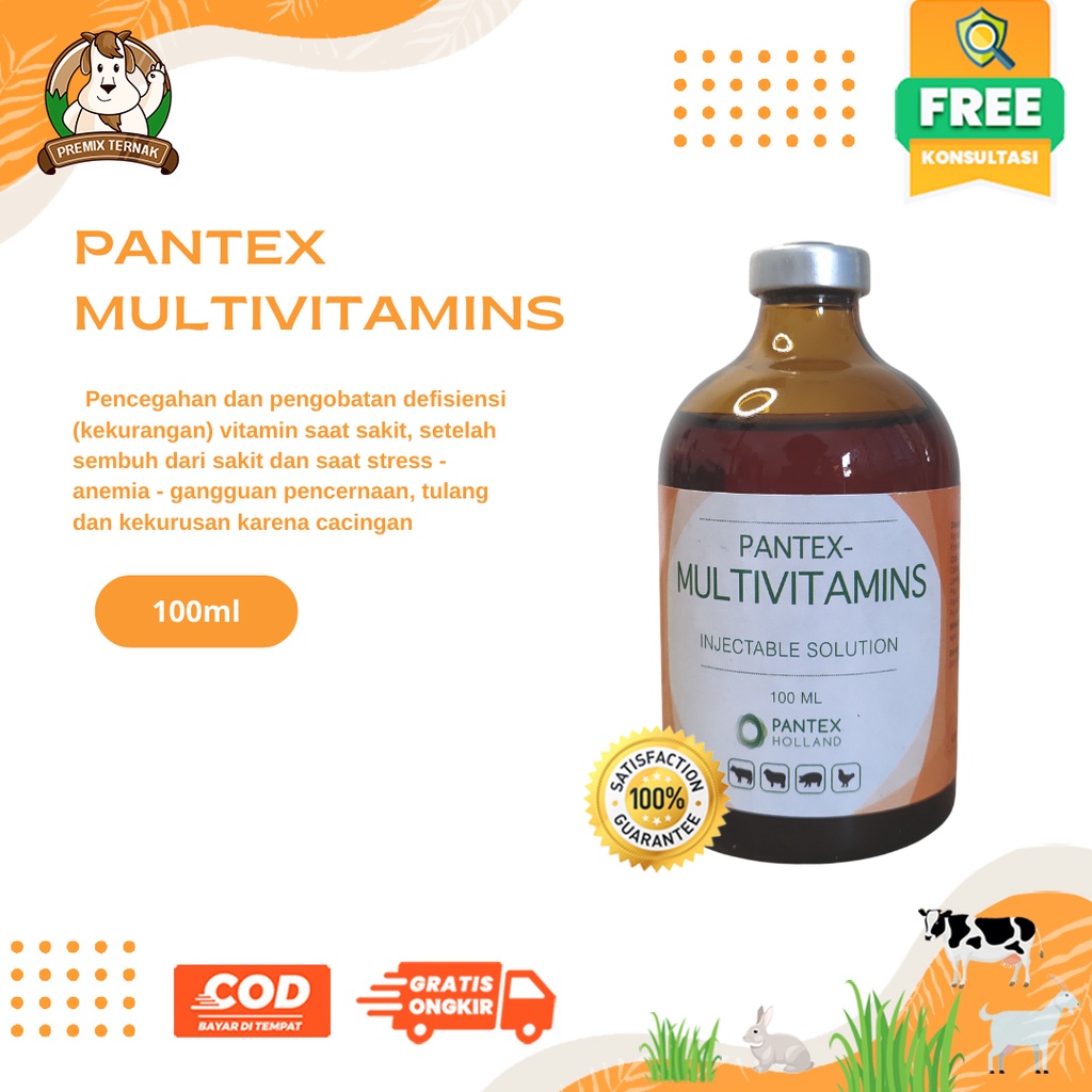 Jual Pantex Multivitamin Ml Injeksi Multivitamin Obat Injeksi