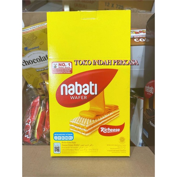 Jual Richeese Nabati Wafer Keju Richeese Nabati Wafer Coklat Shopee