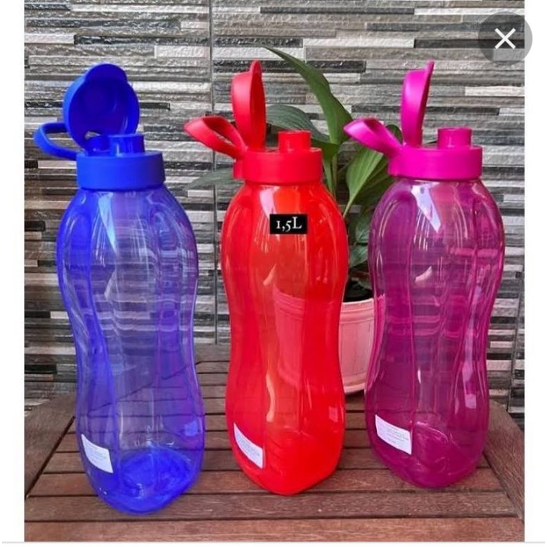 Jual Eco Bottle L Warna Biru Ungu Merah Tupperware Pc Shopee