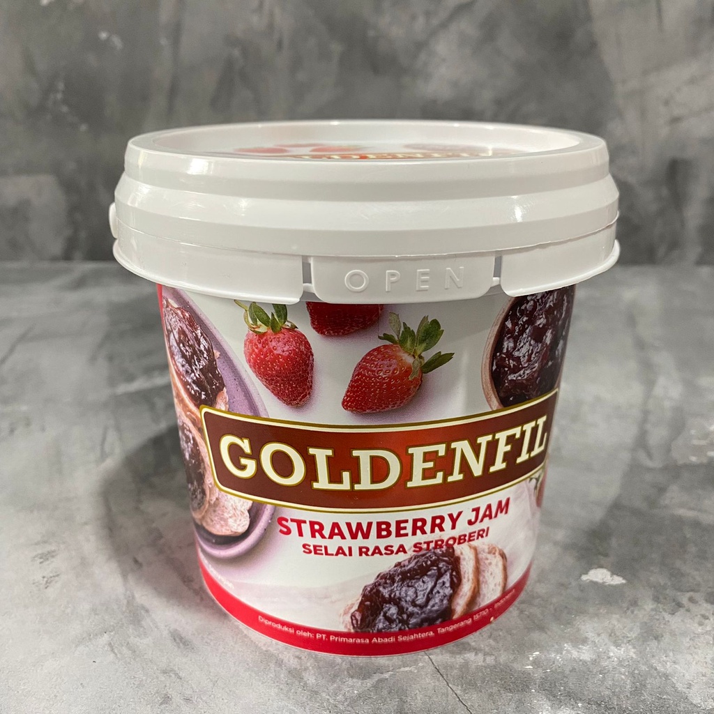 Jual Goldenfil Selai Rasa Stroberi Strawberry Jam Kg Shopee Indonesia