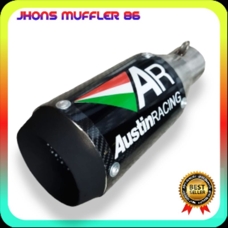 Jual Knalpot Motor Austin Racing AR Racing Silencer Only Lengkap Dengan