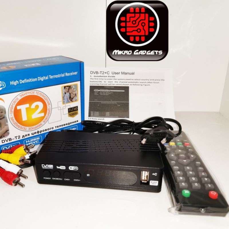 Jual Stb Dvb T2 Terrestrial FullHd Wifi YouTube Indonesia MEGOGO Tv