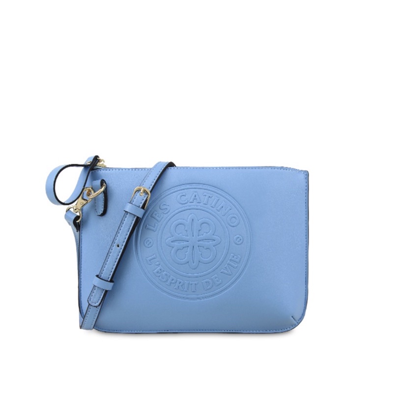 Jual Les Catino Esprit Clutch Crossbody Tas Selempang Light Blue