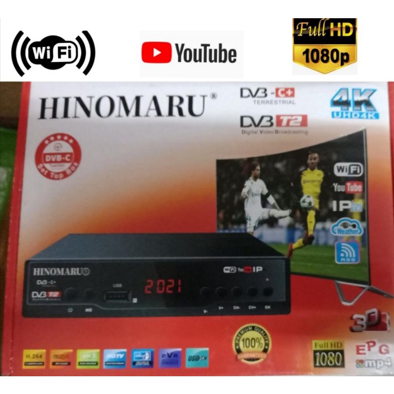 Jual Hinomaru Dvb T Set Top Box Stb Set Top Box Shopee Indonesia