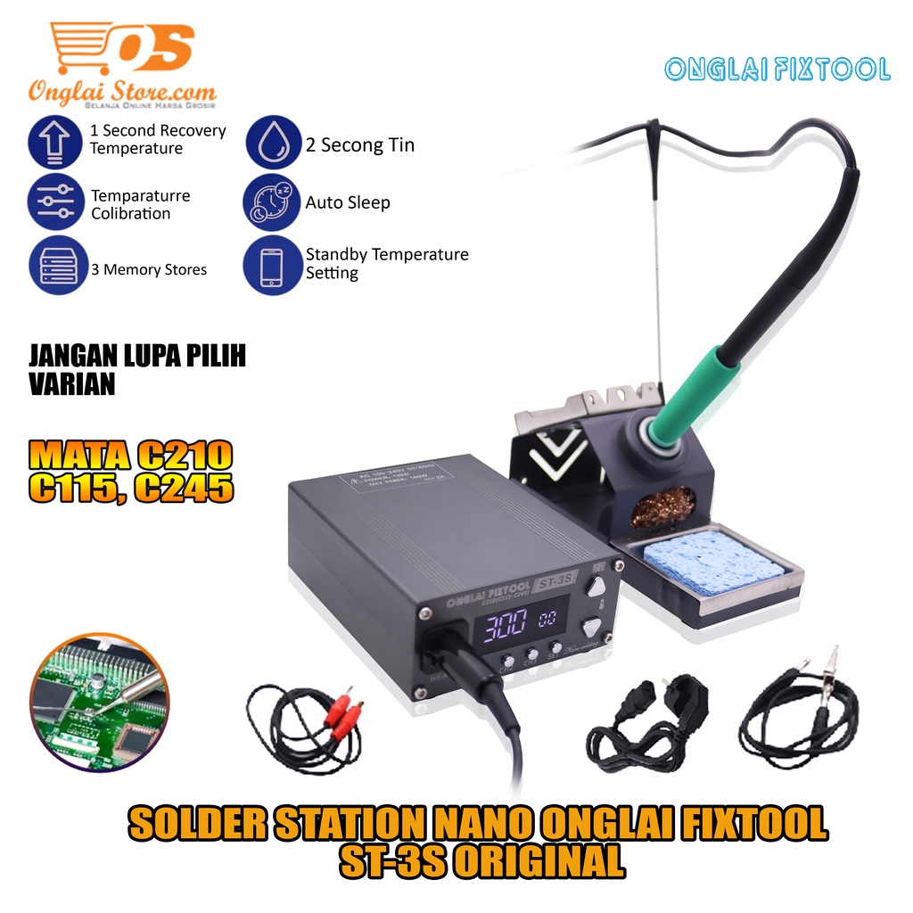 Jual Onglai Fixtool St S Solder Station Nano Soldering Iron Solder